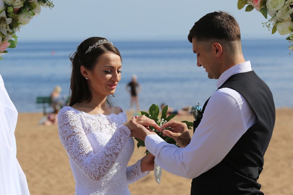 Beach wedding