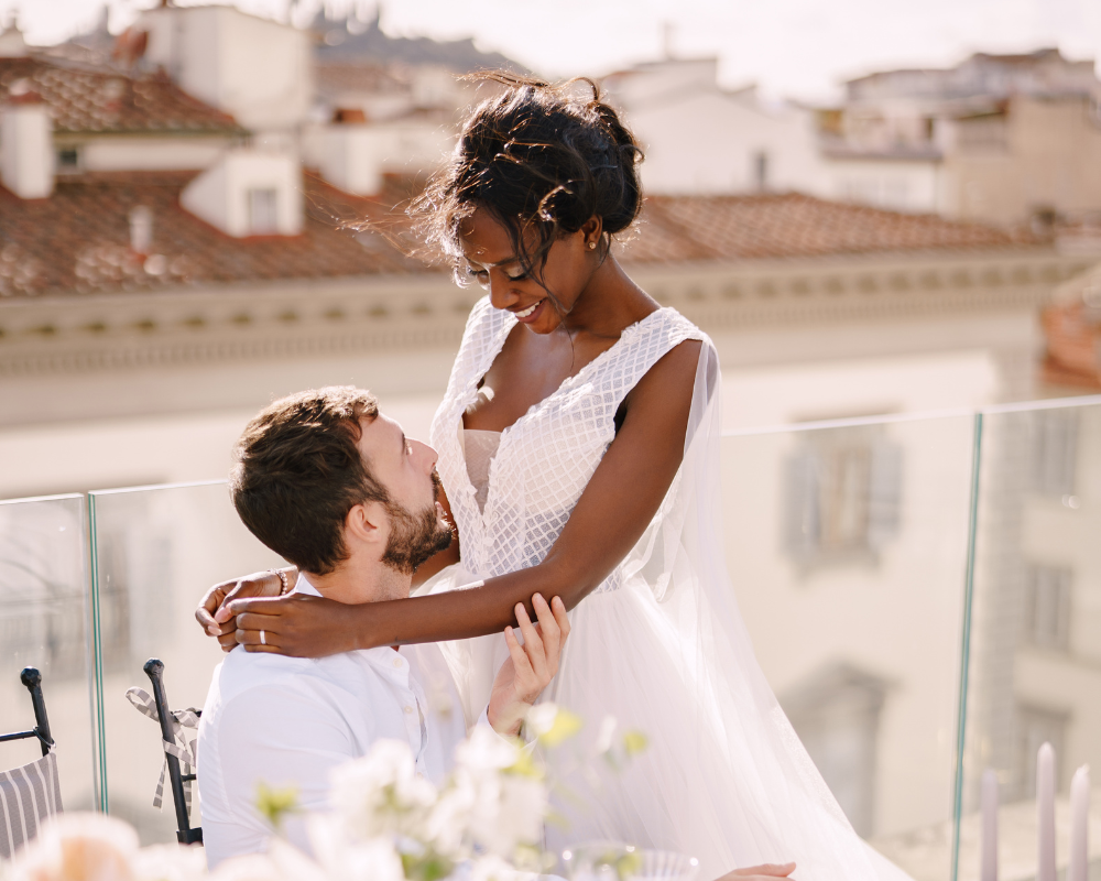 Rooftop wedding