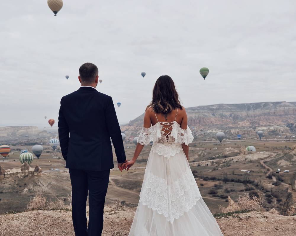 Air Balloon wedding